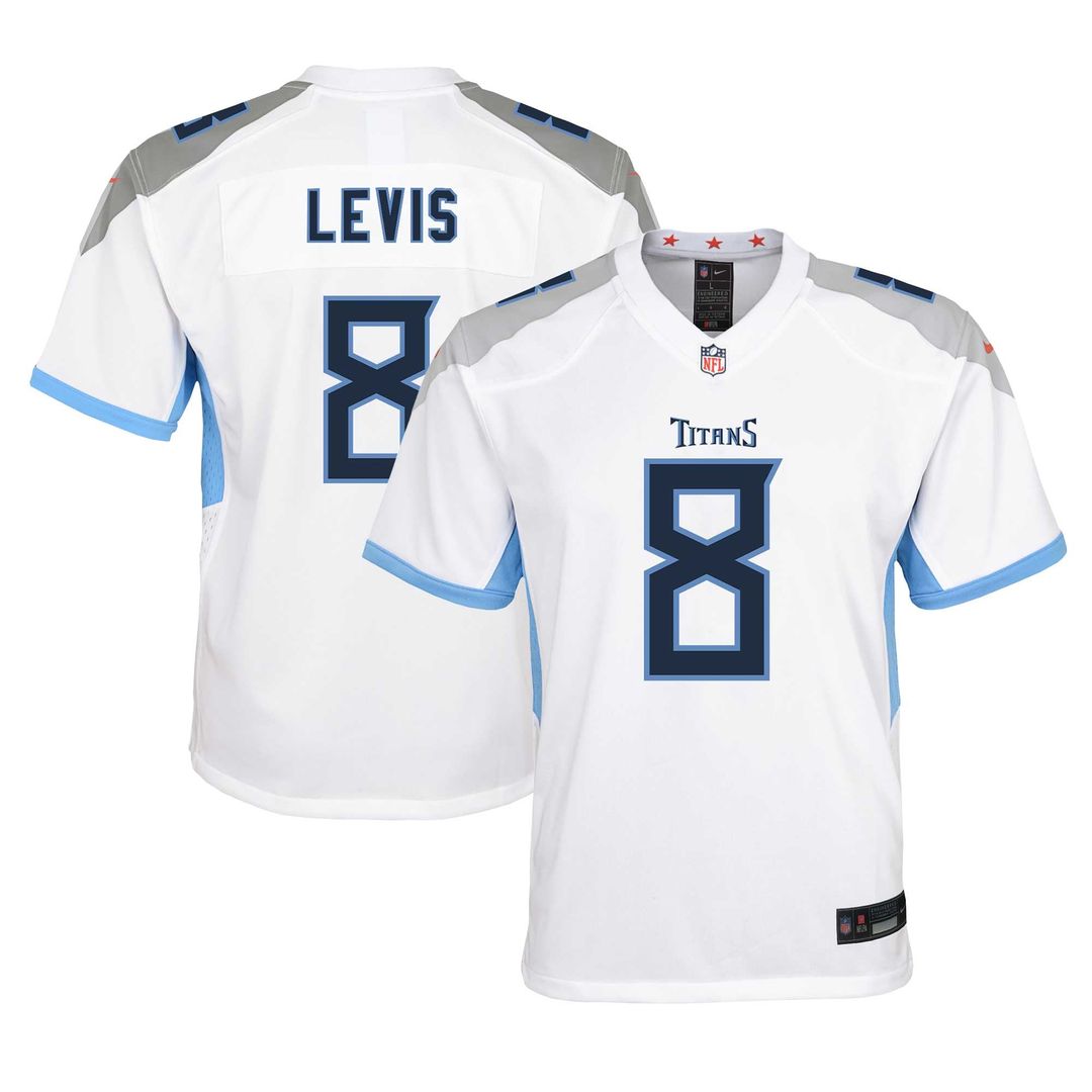 Will Levis Tennessee Titans Youth Game Jersey - Navy