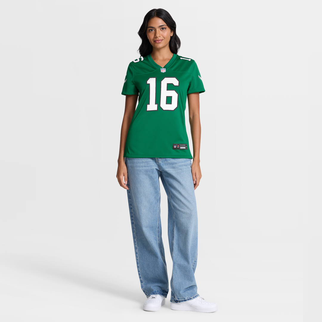 Tanner McKee Philadelphia Eagles Women's Alternate Game Jersey - Kelly Green