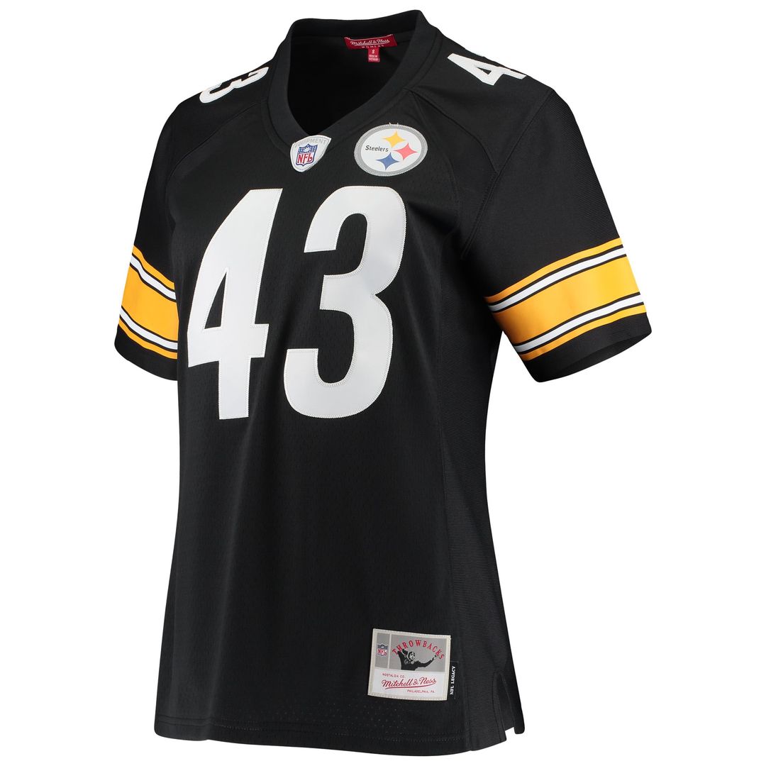 Troy Polamalu Pittsburgh Steelers Women's Legacy Replica Team Jersey - Black