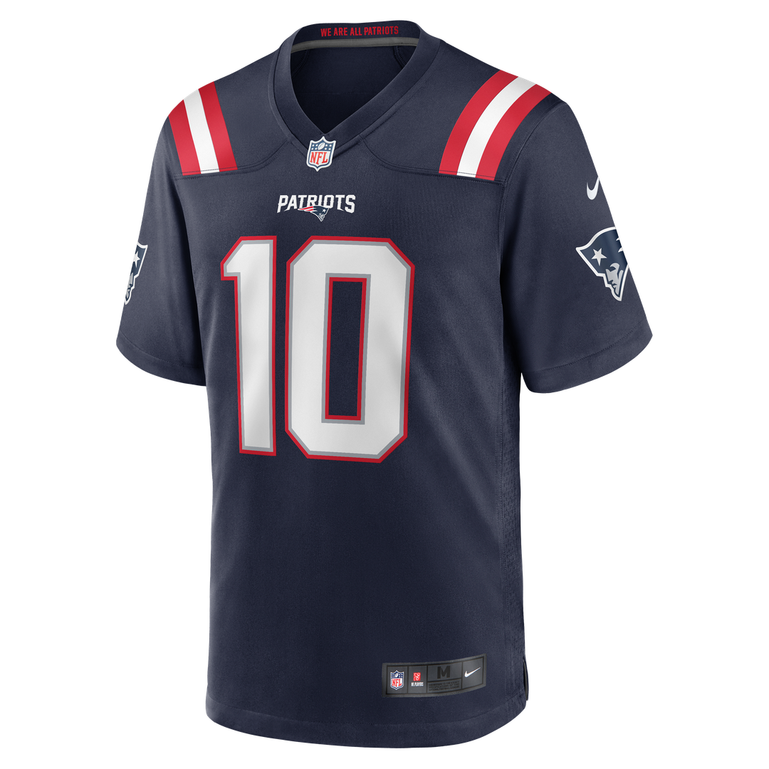 Drake Maye New England Patriots Player Game Jersey - Navy