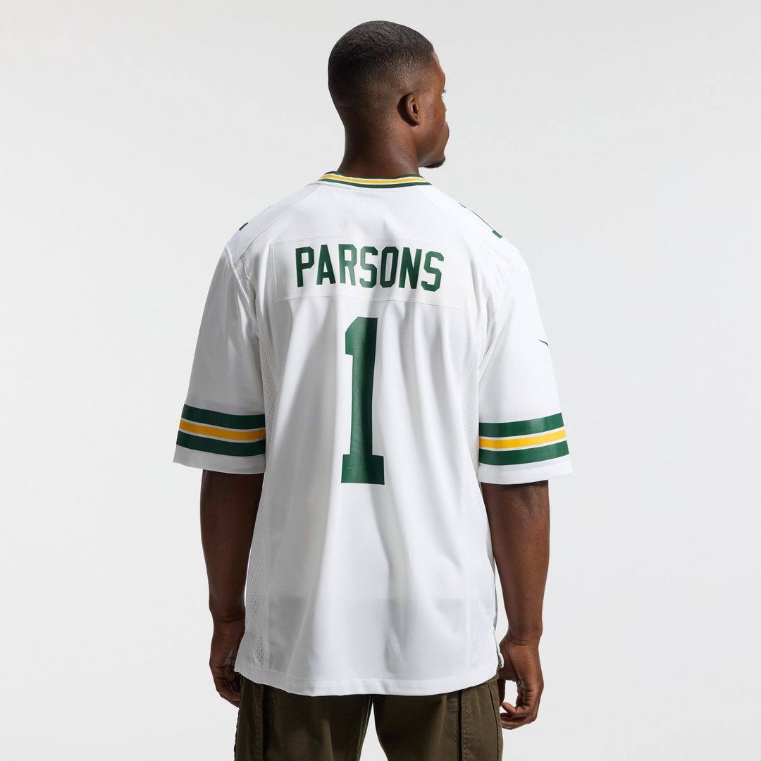 Micah Parsons Green Bay Packers Game Player Jersey - White