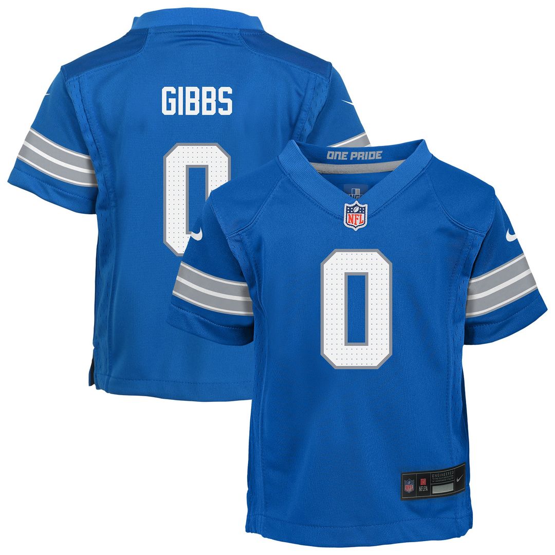 Jahmyr Gibbs Detroit Lions Toddler Game Jersey - Blue