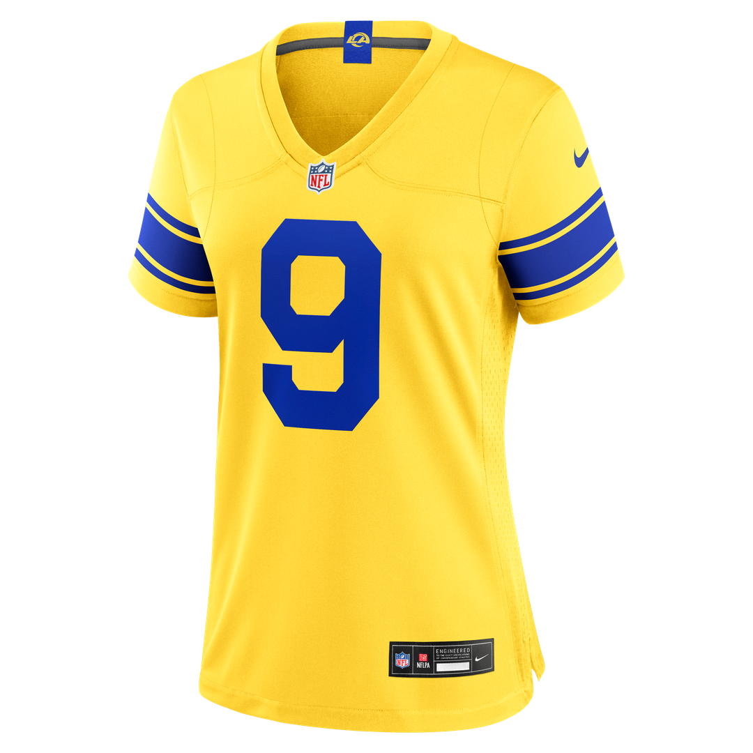 Matthew Stafford Los Angeles Rams Women's Classic Sol Game Jersey