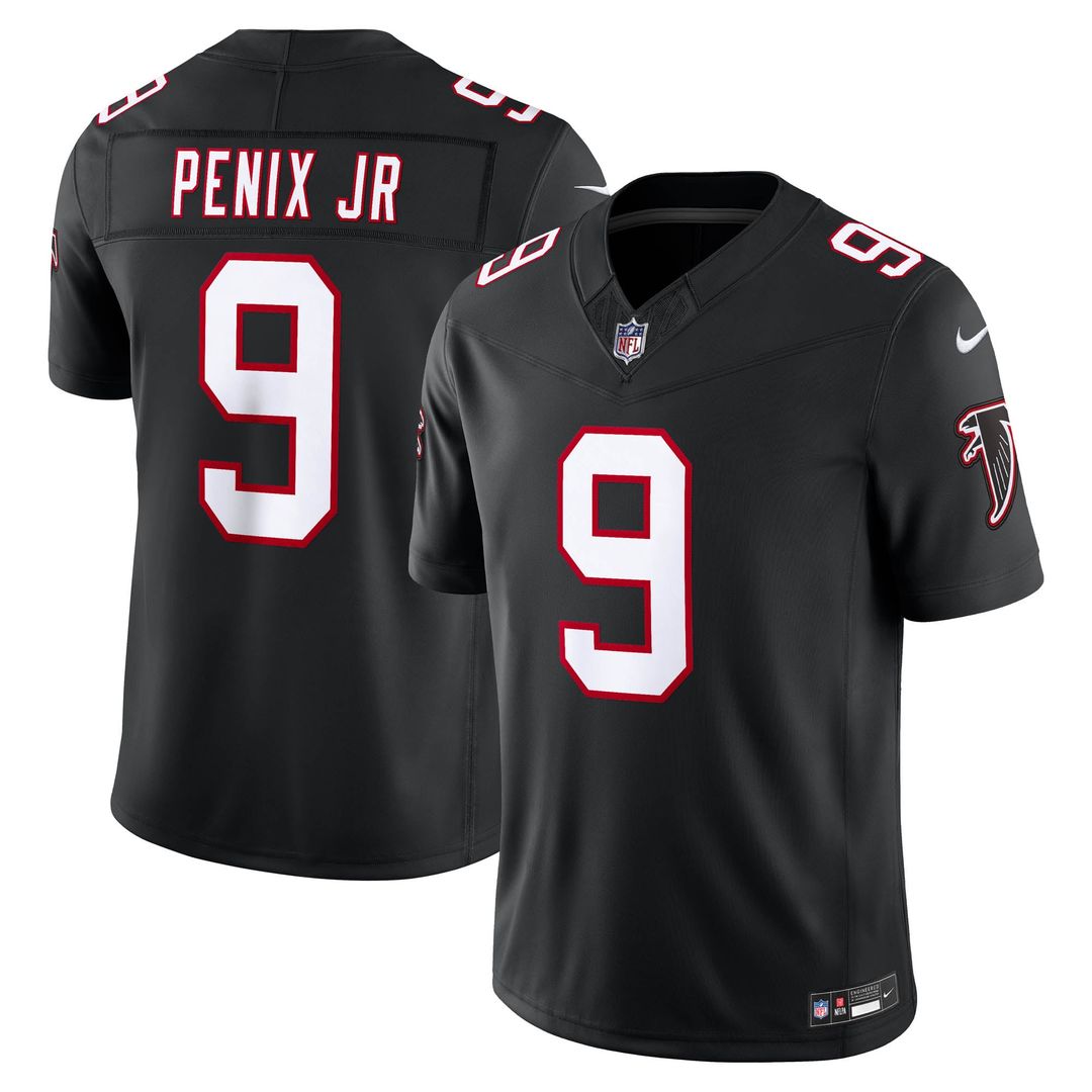 Michael Penix Jr. Atlanta Falcons Team Vapor F.U.S.E. Stitched Limited Jersey - Red