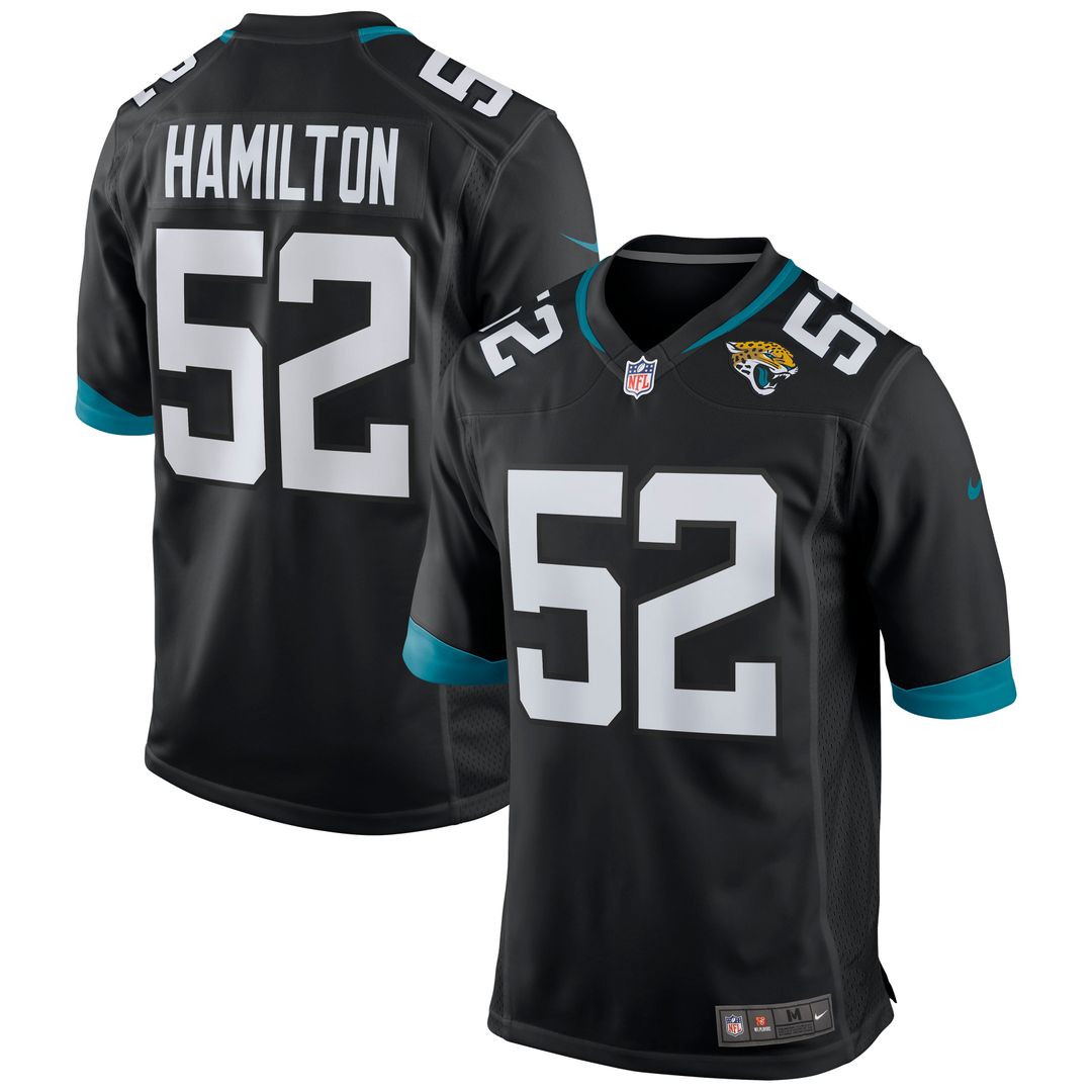DaVon Hamilton Jacksonville Jaguars Game Jersey - Teal