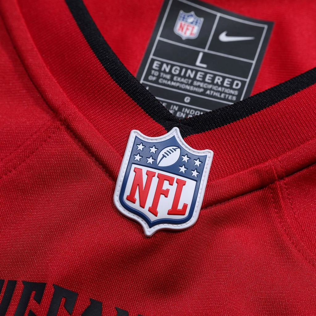 Luke Goedeke Tampa Bay Buccaneers Game Player Jersey - Red