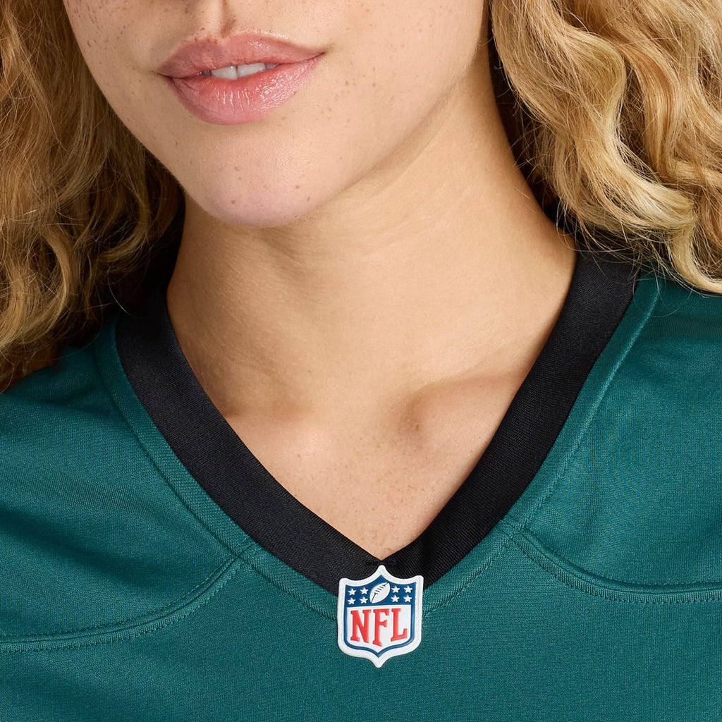 Jalen Carter Philadelphia Eagles Women's Team Game Jersey - Midnight Green