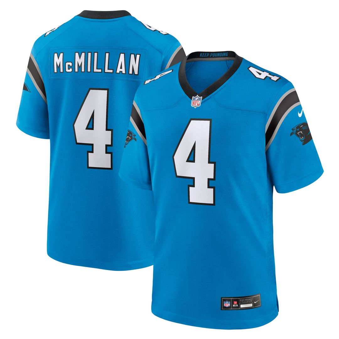 Tetairoa McMillan Carolina Panthers Team Game Jersey - Black
