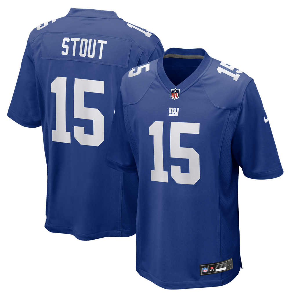 Jordan Stout New York Giants Team Game Jersey - Royal