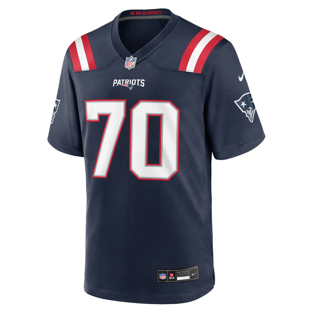 Greg Van Roten New England Patriots Team Game Jersey - Navy