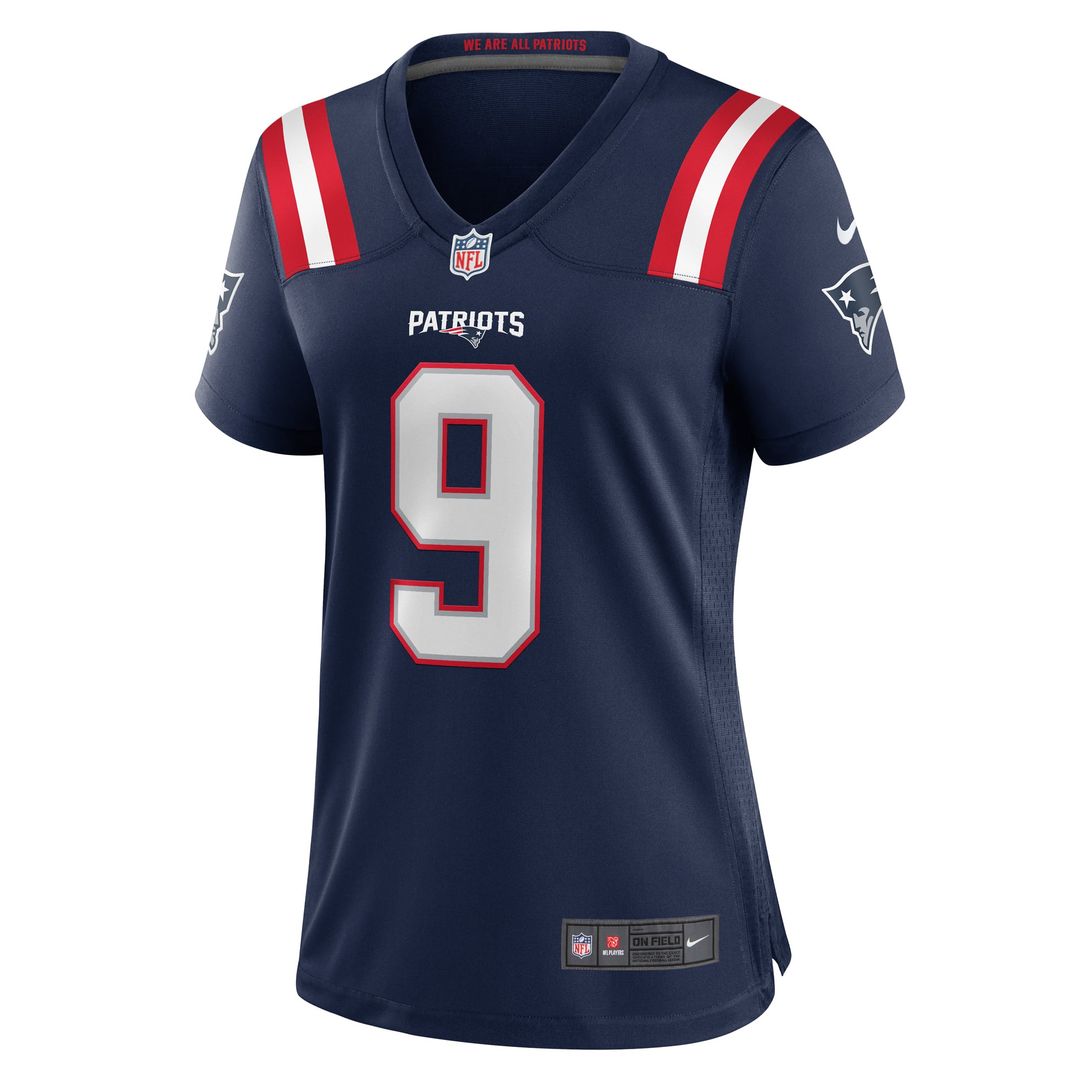 Kayshon Boutte New England Patriots Women's Game Jersey - Navy