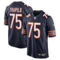 Ozzy Trapilo Chicago Bears Team Game Jersey - Navy