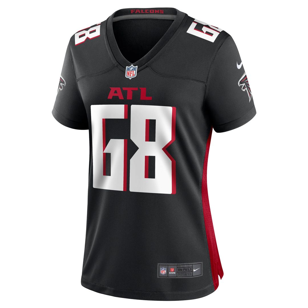 Kyle Hinton Atlanta Falcons Women's Team Game Jersey - Black