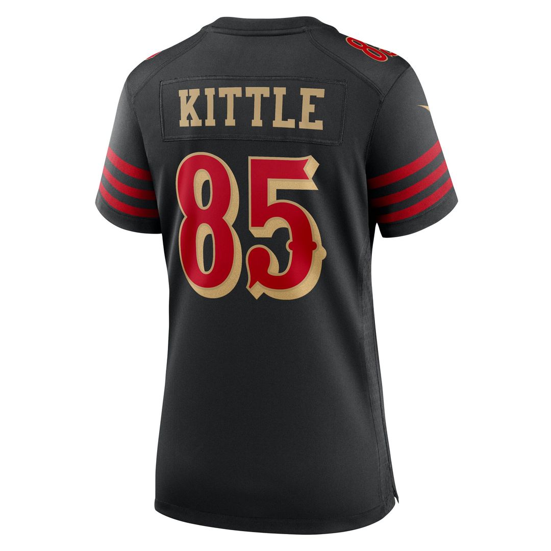 George Kittle San Francisco 49ers Women's Rivalries Collection Game Jersey - Black