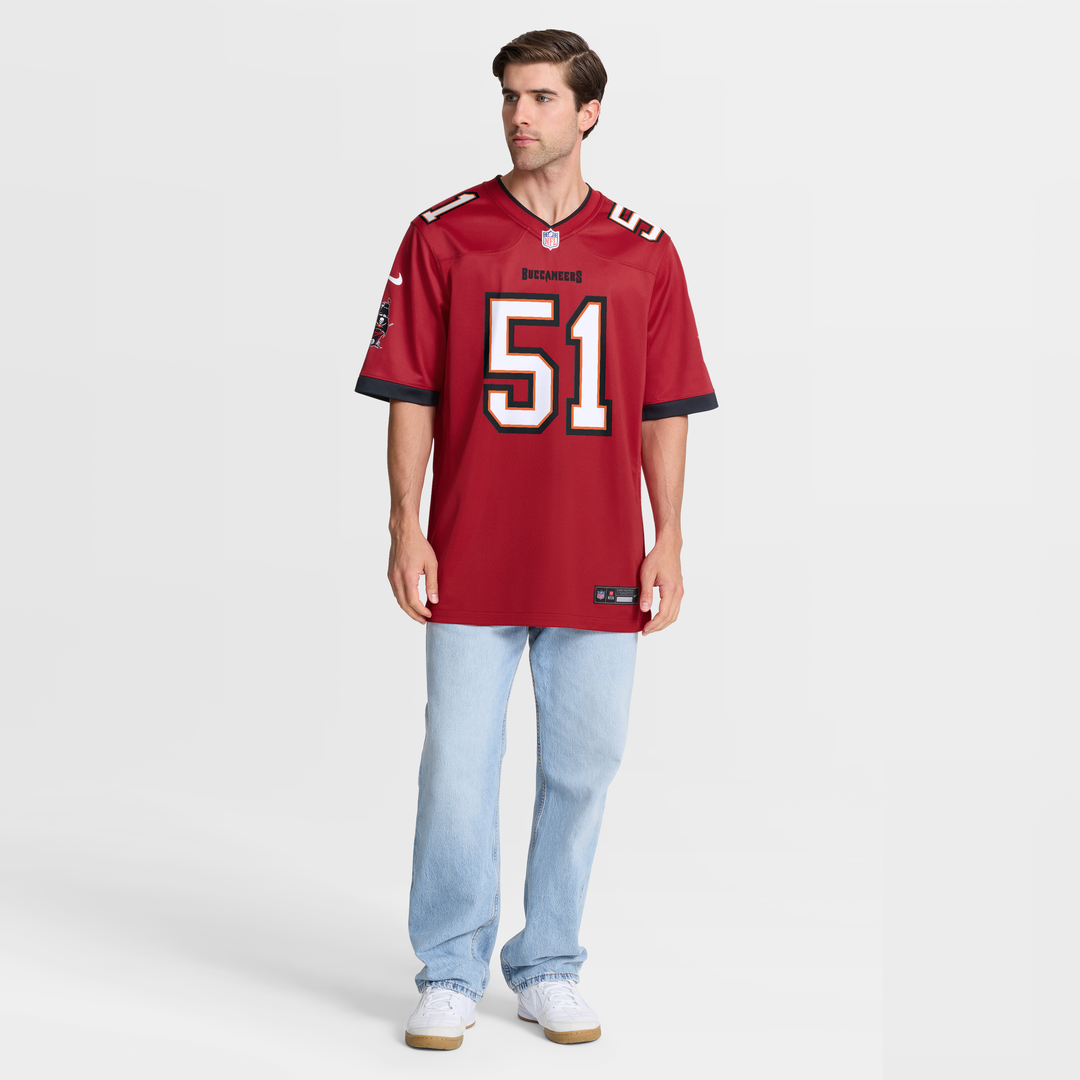 David Walker Tampa Bay Buccaneers Team Game Jersey - Red