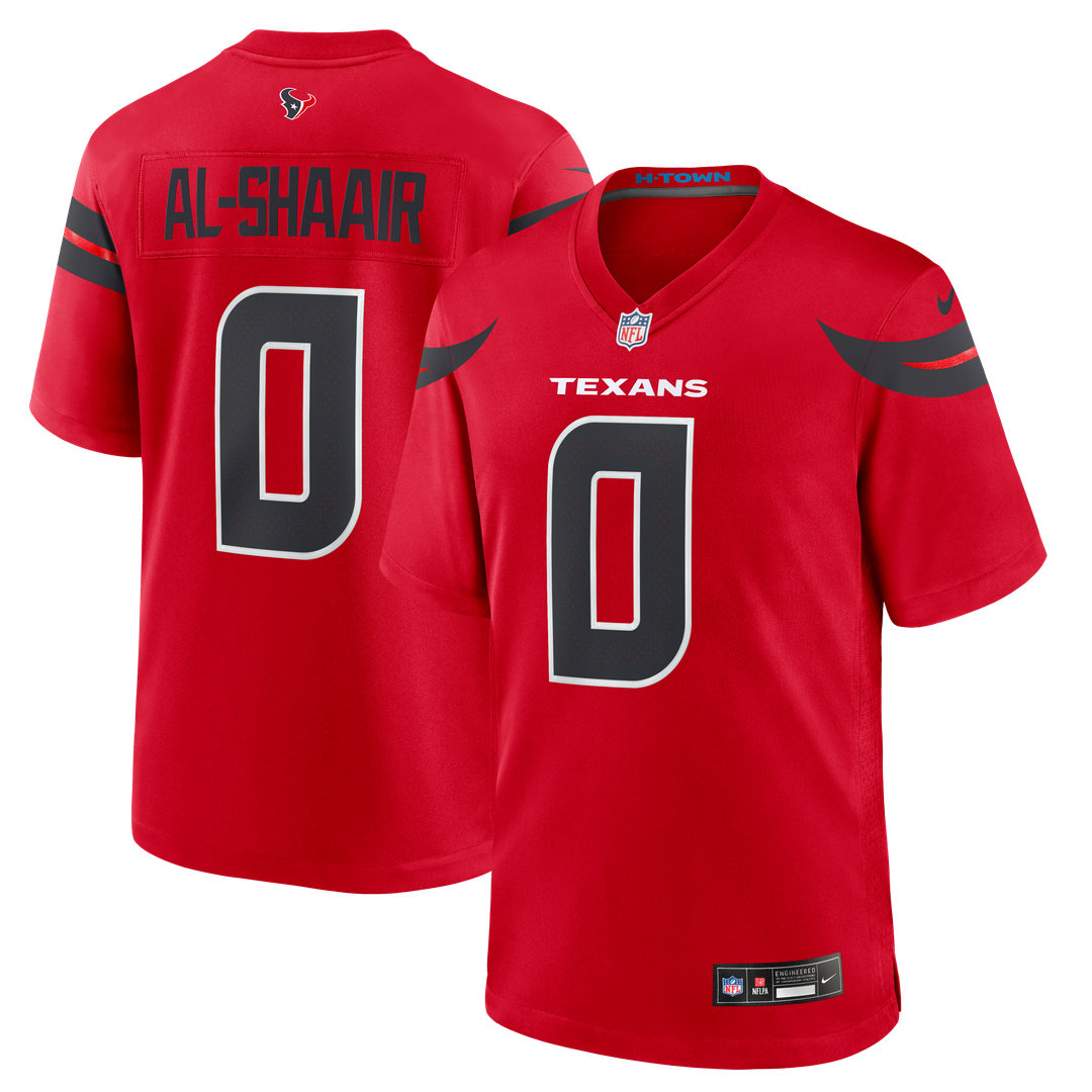 Azeez Al - Shaair Houston Texans Team Game Jersey - Navy