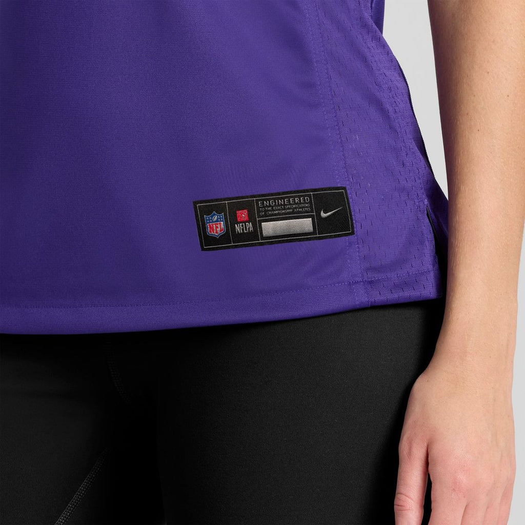 Joe Huber Minnesota Vikings Women's Team Game Jersey - Purple