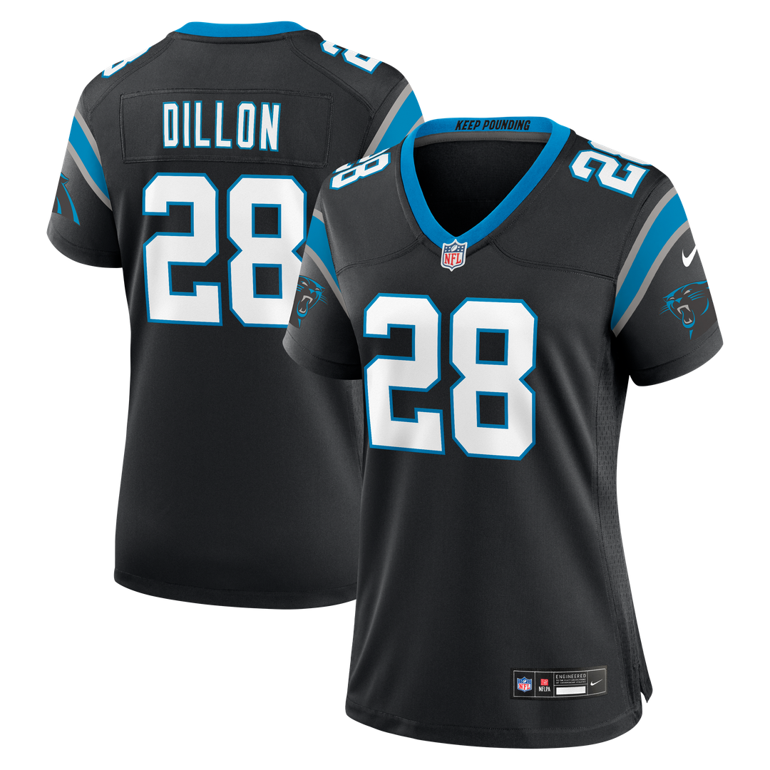 AJ Dillon Carolina Panthers Women's Team Game Jersey - Black