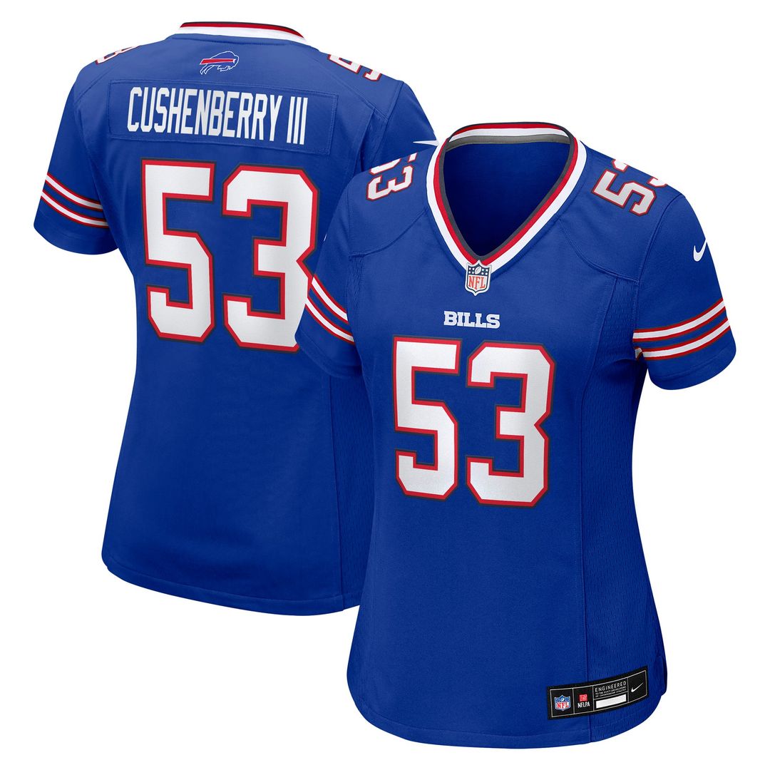 Lloyd Cushenberry III Buffalo Bills Women's Team Game Jersey - Royal