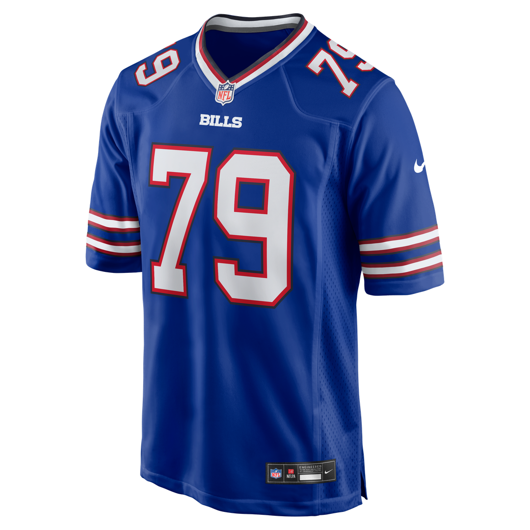 Ruben Brown Buffalo Bills Game Retired Player Jersey - Royal