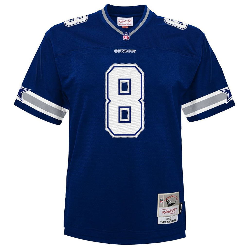 Troy Aikman Dallas Cowboys Toddler 1996 Retired Legacy Jersey - Navy