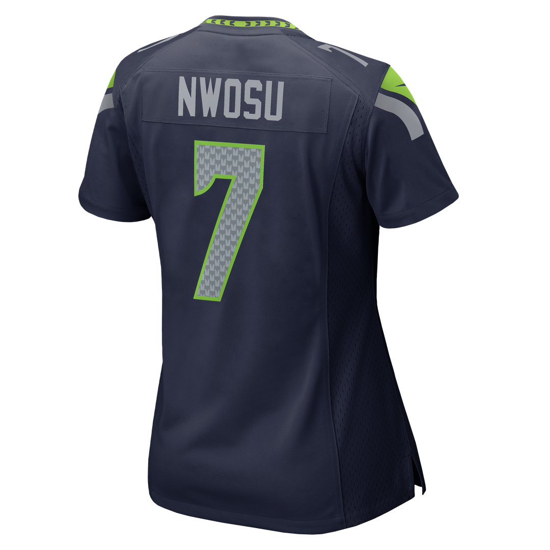 Uchenna Nwosu Seattle Seahawks Women's Team Game Jersey - College Navy