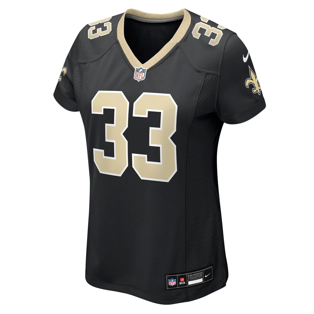 Jonas Sanker New Orleans Saints Women's Team Game Jersey - Black