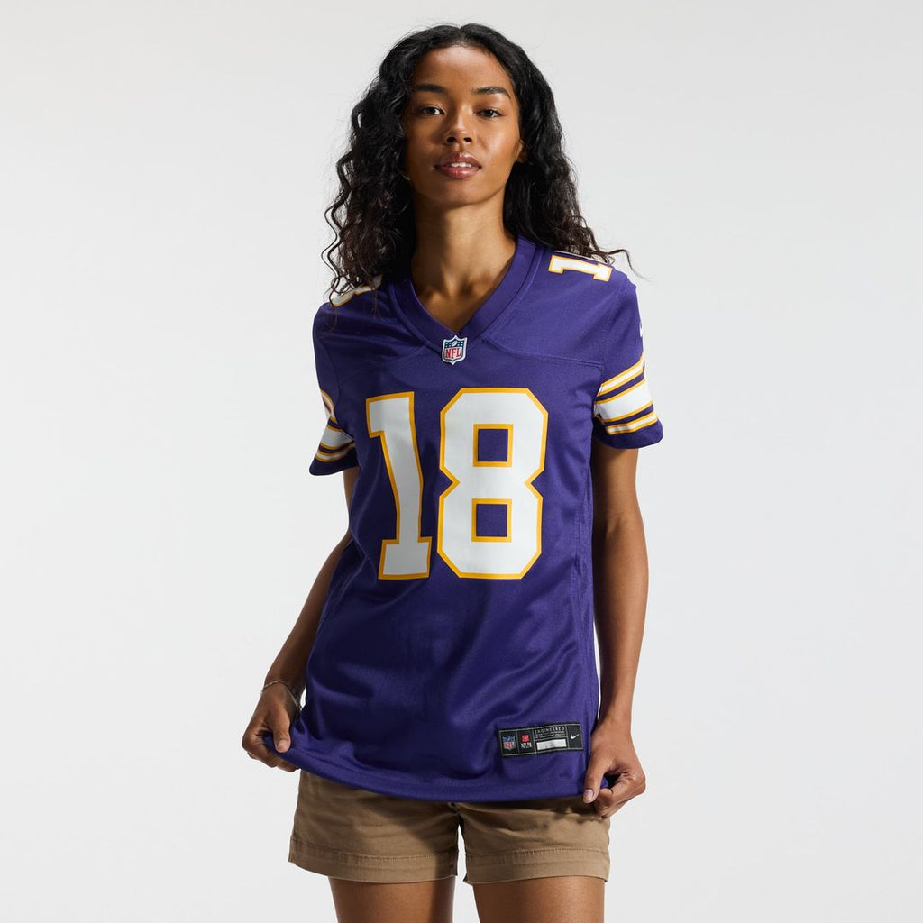 Justin Jefferson Minnesota Vikings Women's Alternate Game Player Jersey - White