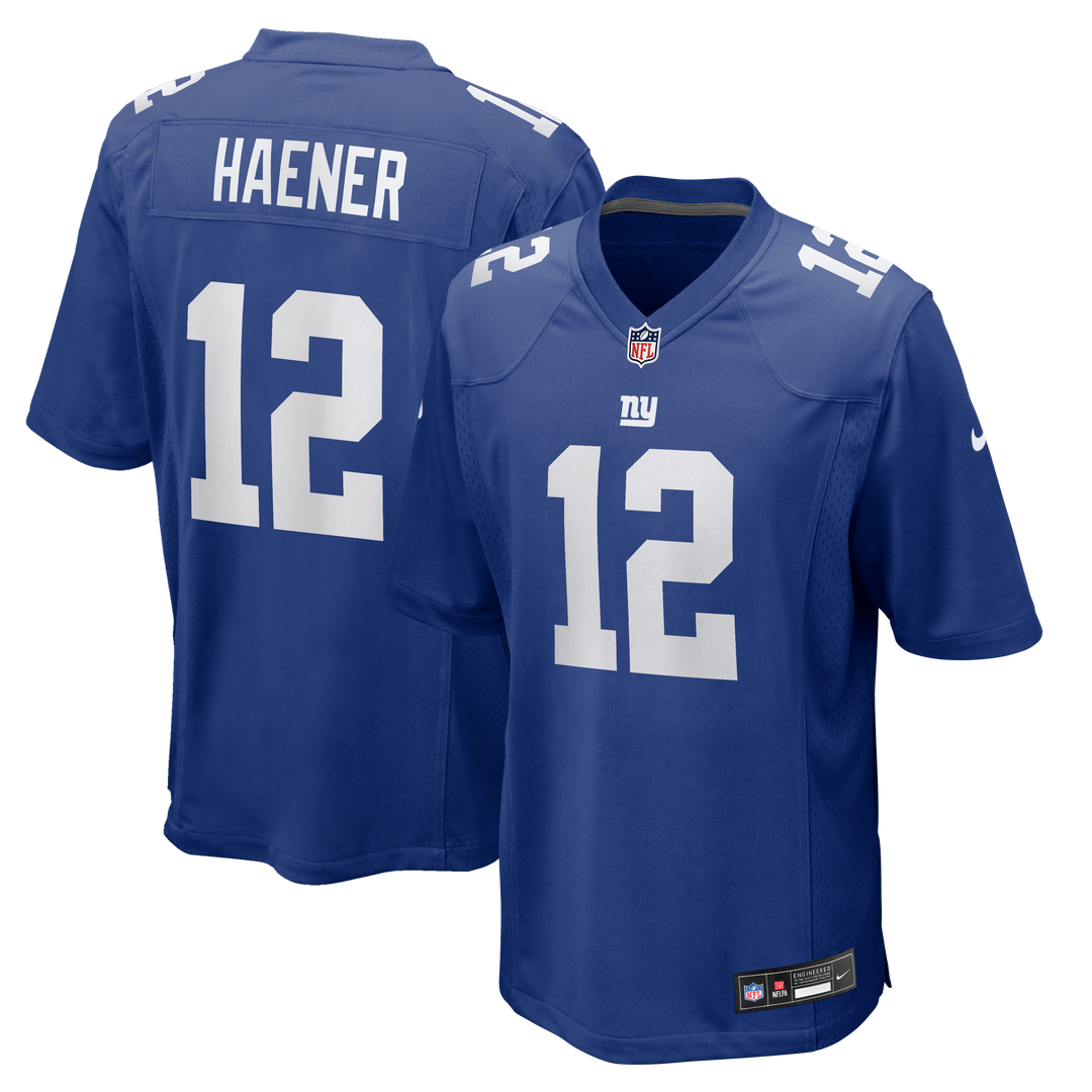 Jake Haener New York Giants Team Game Jersey - Royal