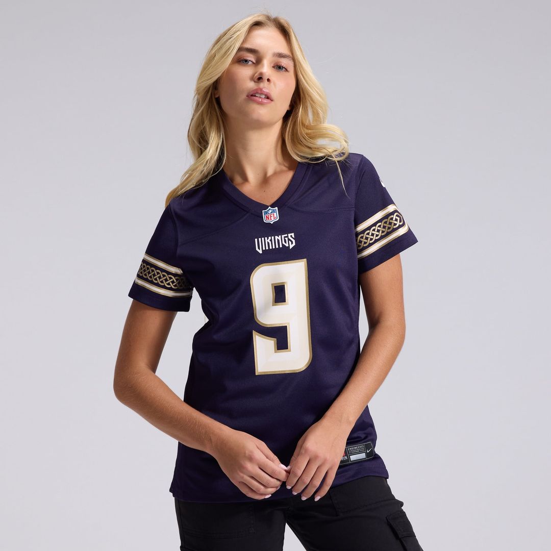 J.J McCarthy Minnesota Vikings Women's 2026 Rivalries Collection Game Jersey - Purple