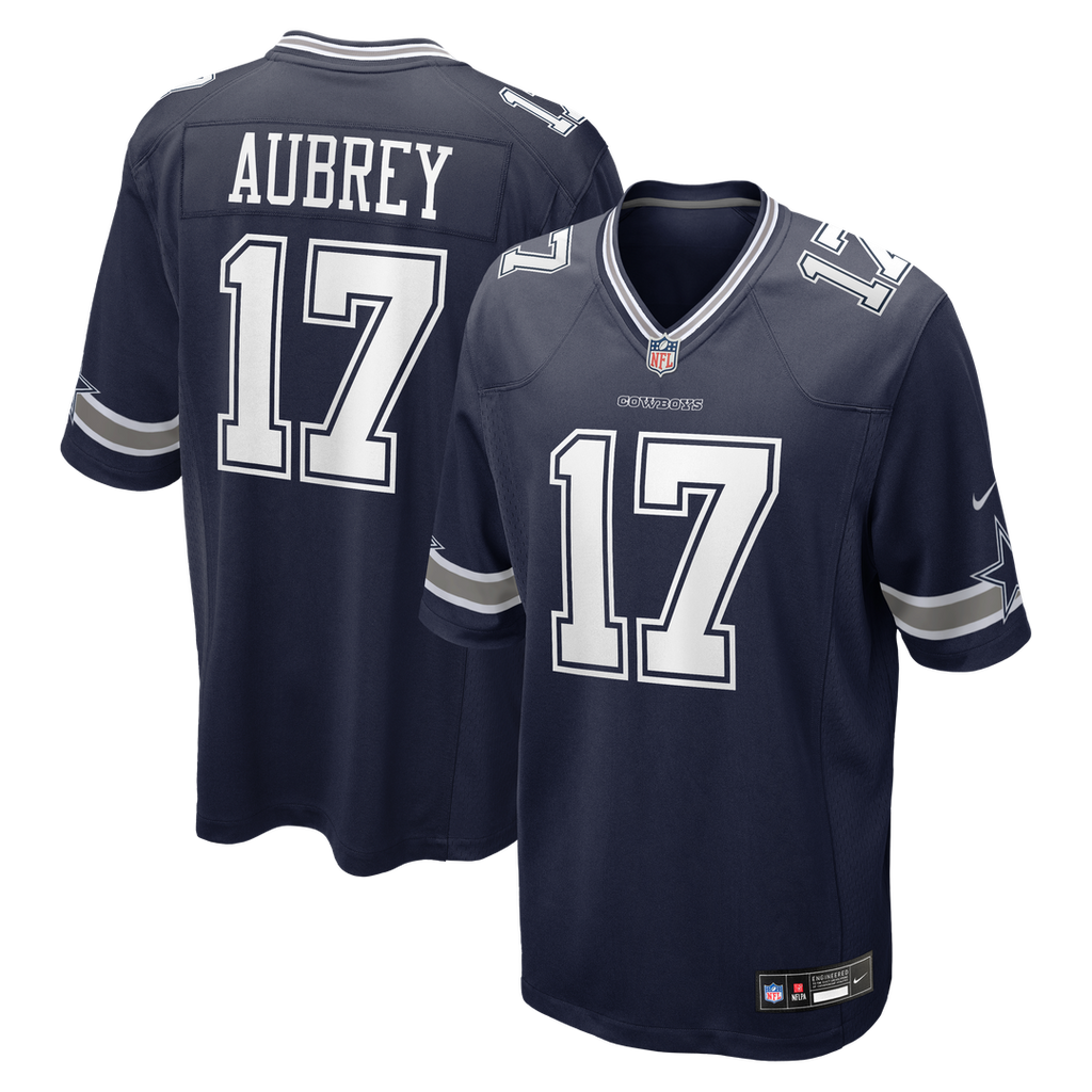 Brandon Aubrey Dallas Cowboys Team Game Jersey - Navy