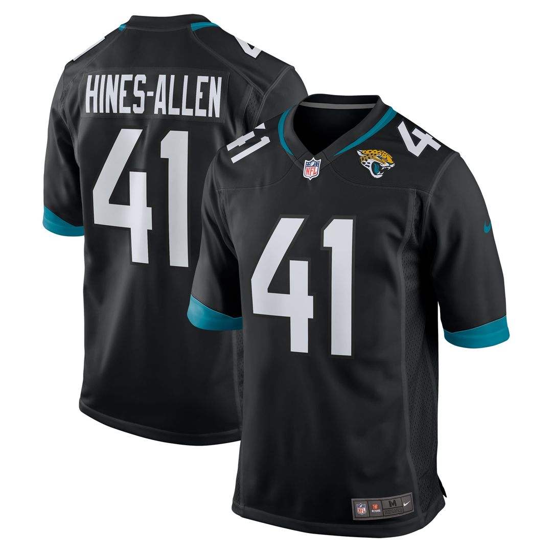 Josh Hines - Allen Jacksonville Jaguars Alternate Game Jersey - Black