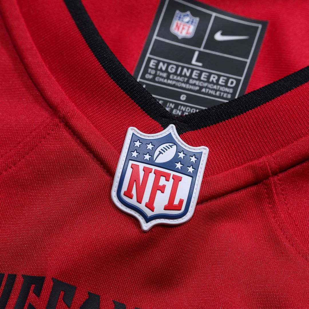 Jacob Parrish Tampa Bay Buccaneers Team Game Jersey - Red