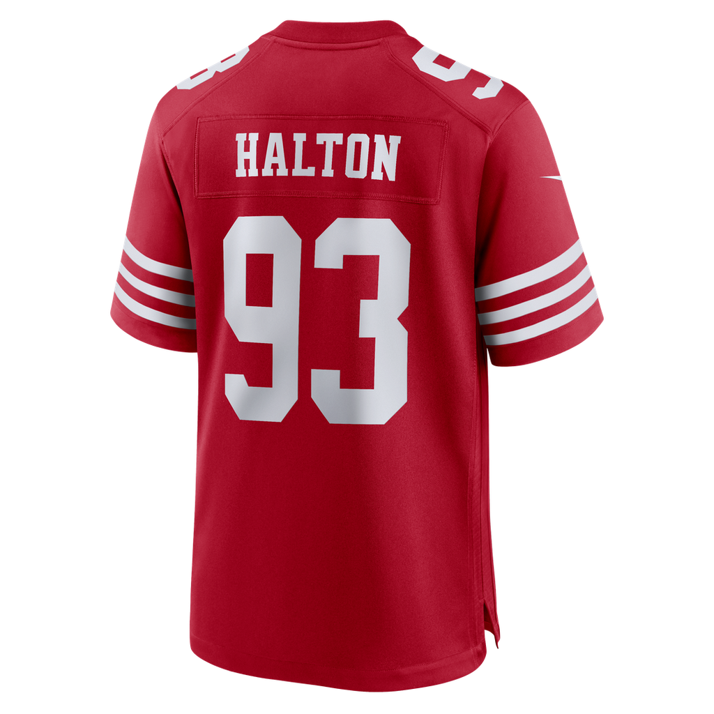 Gracen Halton San Francisco 49ers Team Game Jersey - Scarlet