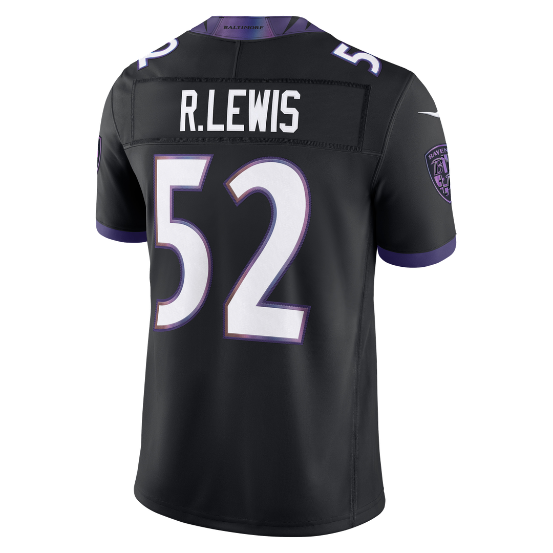 Ray Lewis Baltimore Ravens Alternate Vapor F.U.S.E. Stitched Retired Player Limited Jersey - Black