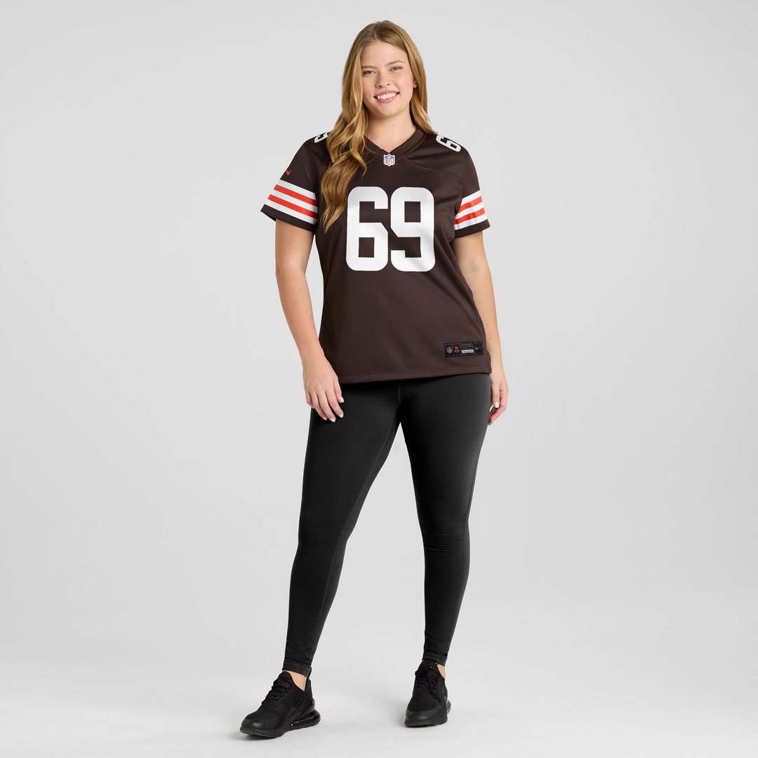 Tyre Phillips Cleveland Browns Women's Team Game Jersey - Brown