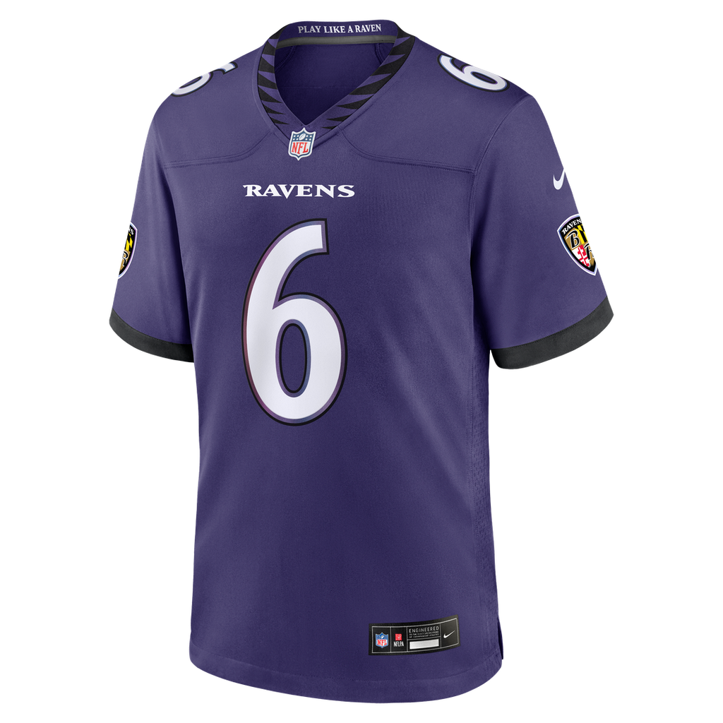 Ja'Kobi Lane Baltimore Ravens Team Game Jersey - Purple