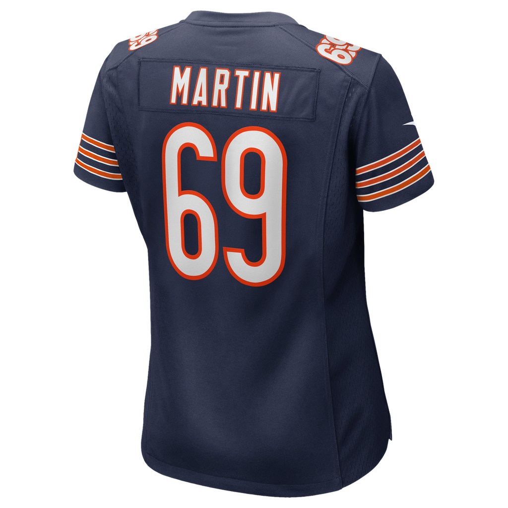 Jeremiah Martin Chicago Bears Women's Team Game Jersey - Navy