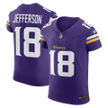 Justin Jefferson Minnesota Vikings Team Vapor F.U.S.E. Elite Jersey - Purple