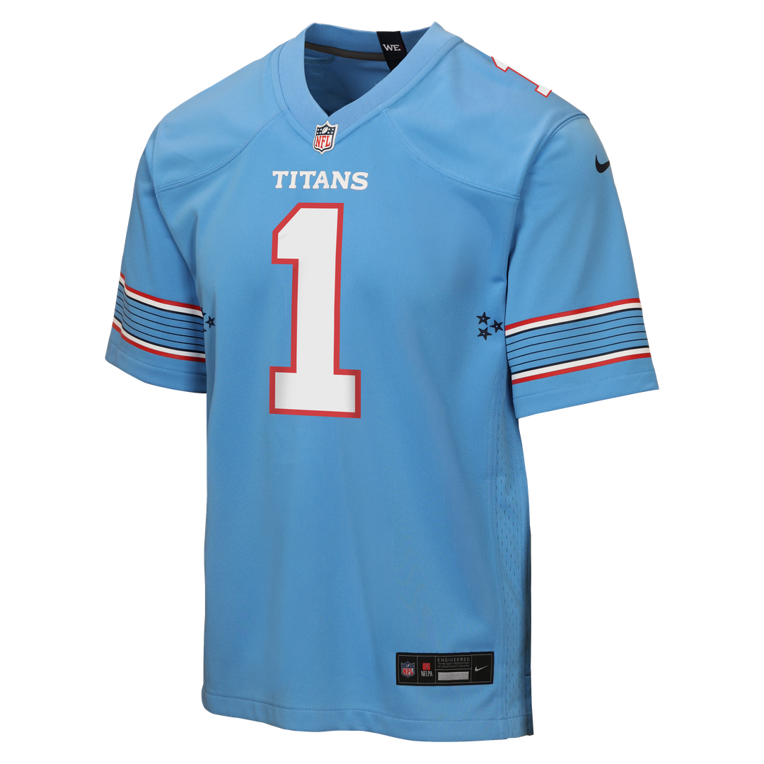 Cameron Ward Tennessee Titans Youth Game Jersey - White