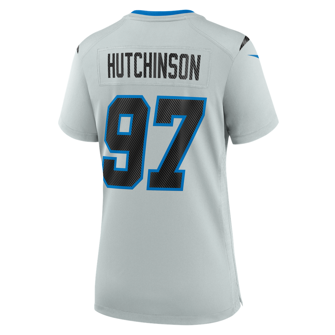 Aidan Hutchinson Detroit Lions Women's 2026 Rivalries Collection Game Jersey - Silver