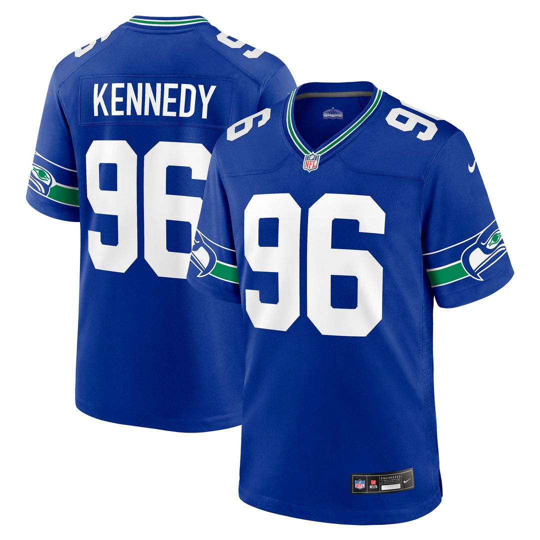 Cortez Kennedy Seattle Seahawks Retired Player Alternate Game Jersey - Royal