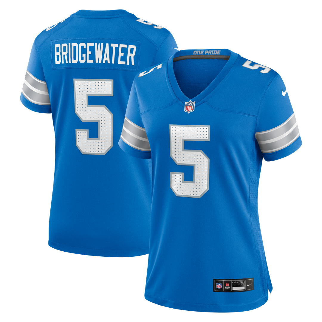 Teddy Bridgewater Detroit Lions Women's Team Game Jersey - Blue