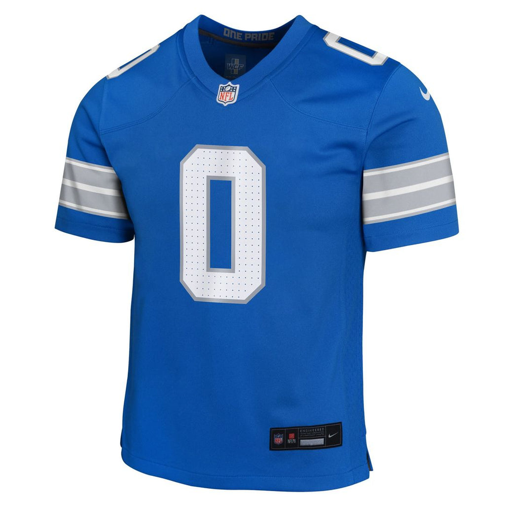 Jahmyr Gibbs Detroit Lions Youth Game Jersey - Blue