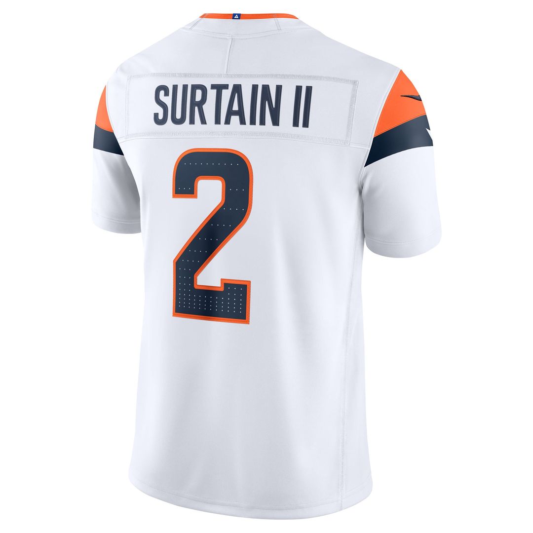 Patrick Surtain II Denver Broncos Alternate Vapor F.U.S.E. Stitched Limited Jersey - Navy