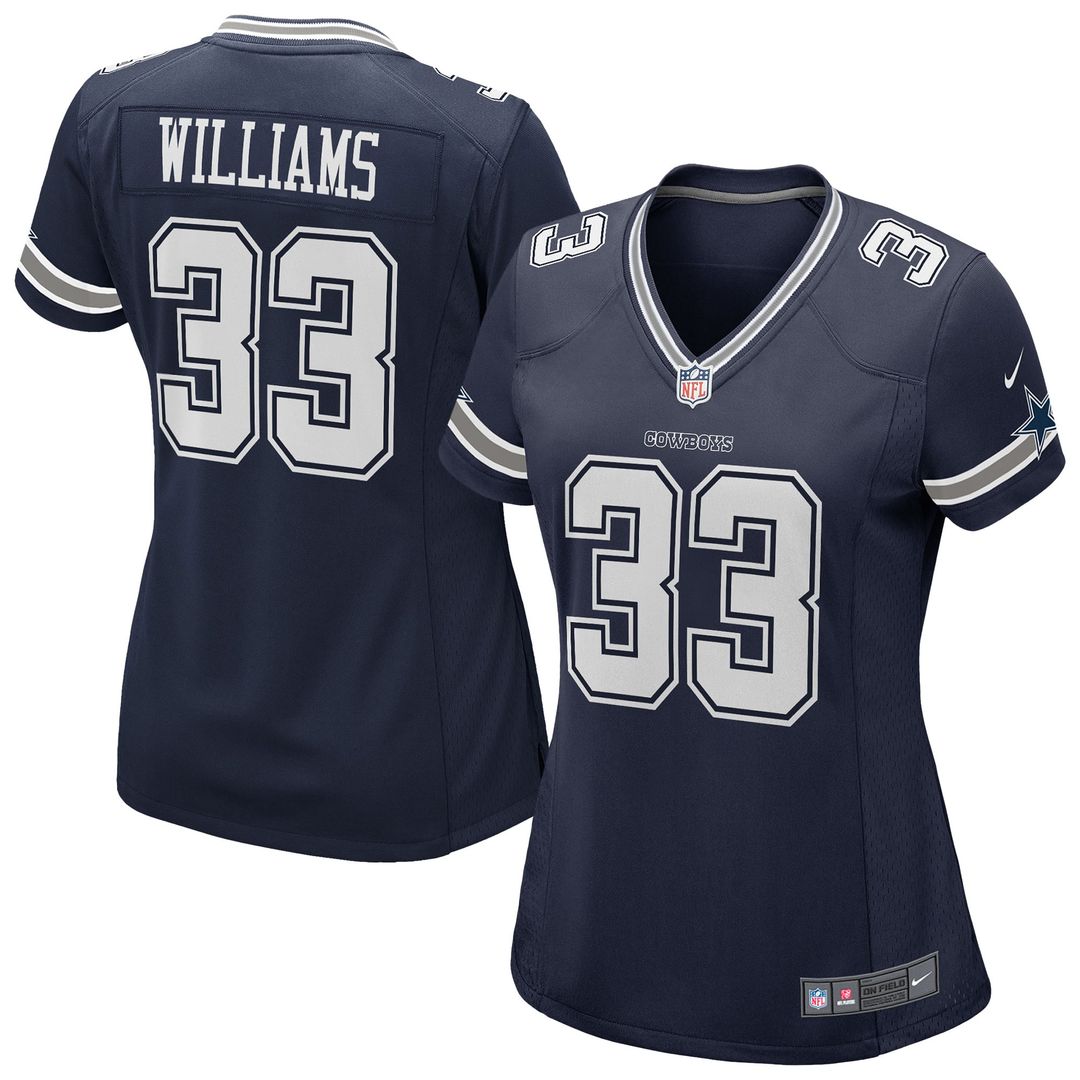 Javonte Williams Dallas Cowboys Women's Game Jersey - White