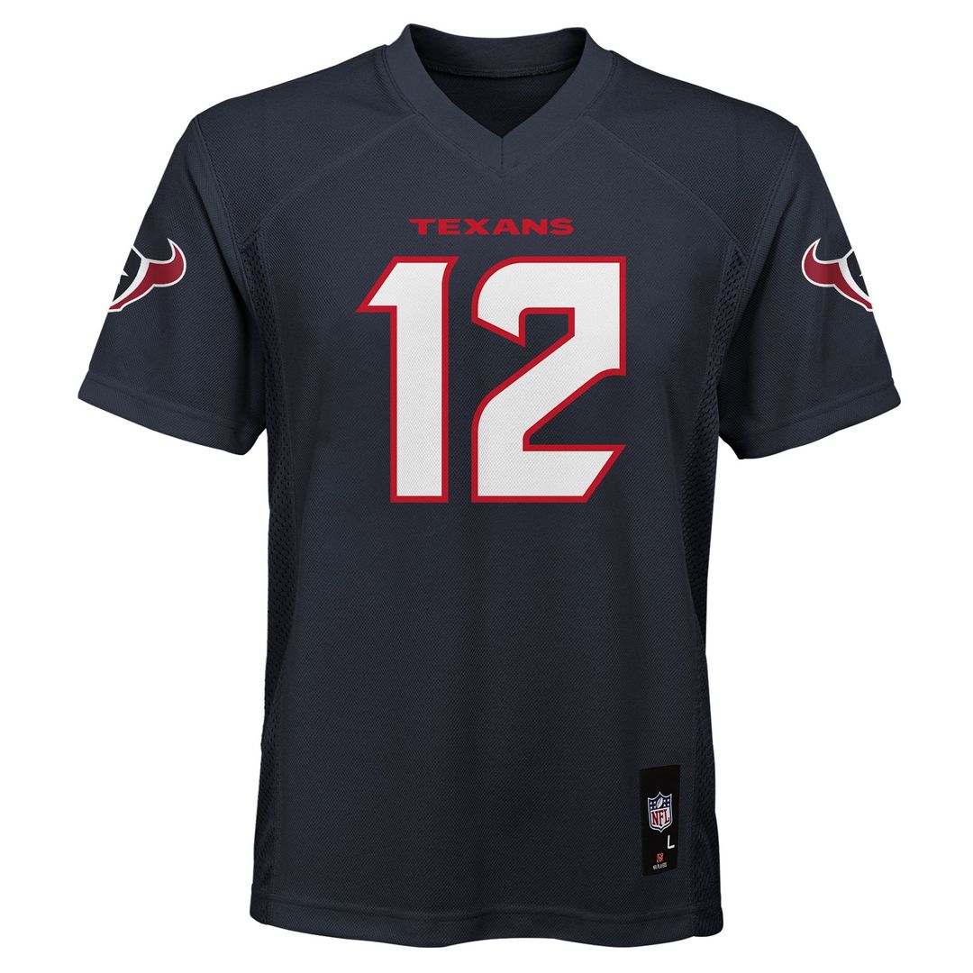 Nico Collins Houston Texans Youth Replica Jersey - Navy