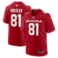 Travis Vokolek Arizona Cardinals Team Game Jersey - Cardinal