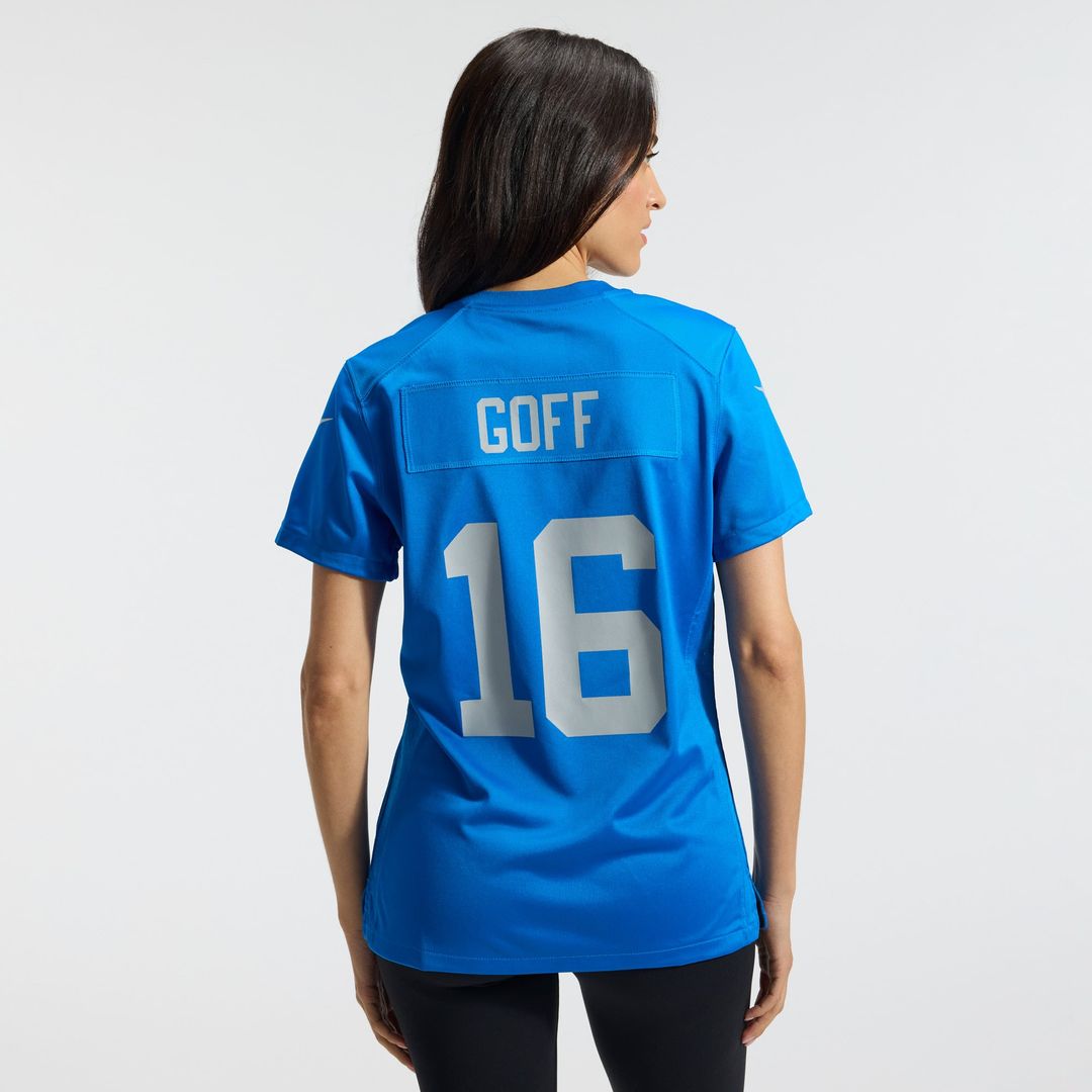 Jared Goff Detroit Lions Women's Alternate Game Jersey - Blue