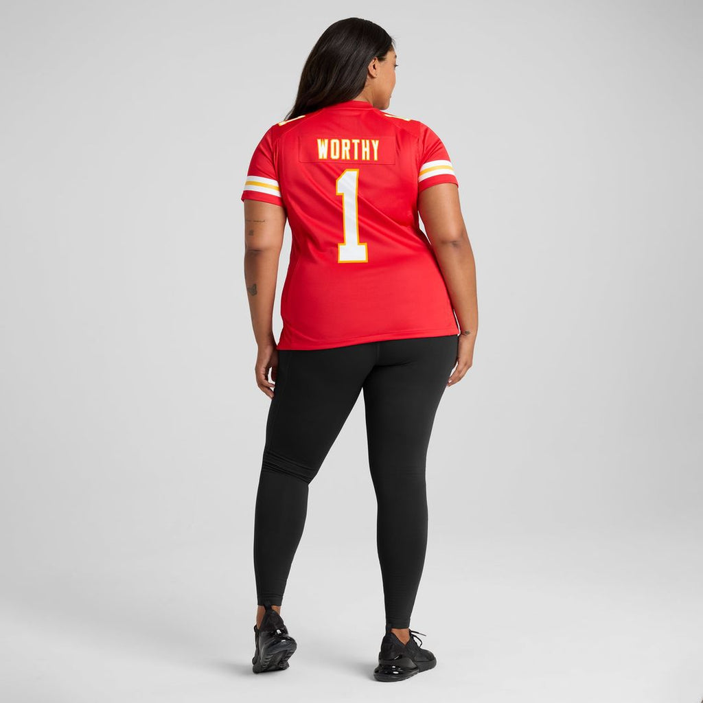 Xavier Worthy Kansas City Chiefs Women's Game Jersey - Red